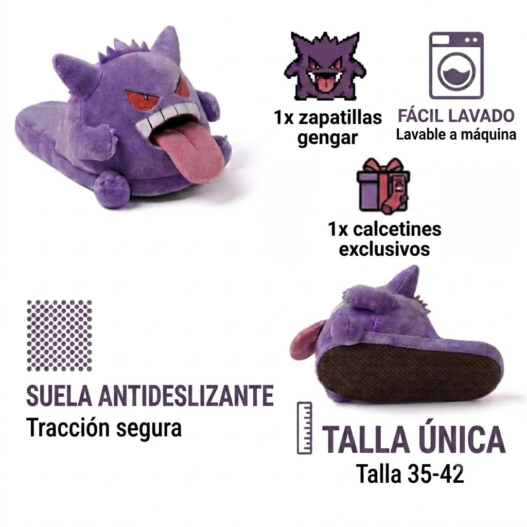 Zapatillas Gengar con lengua interactiva